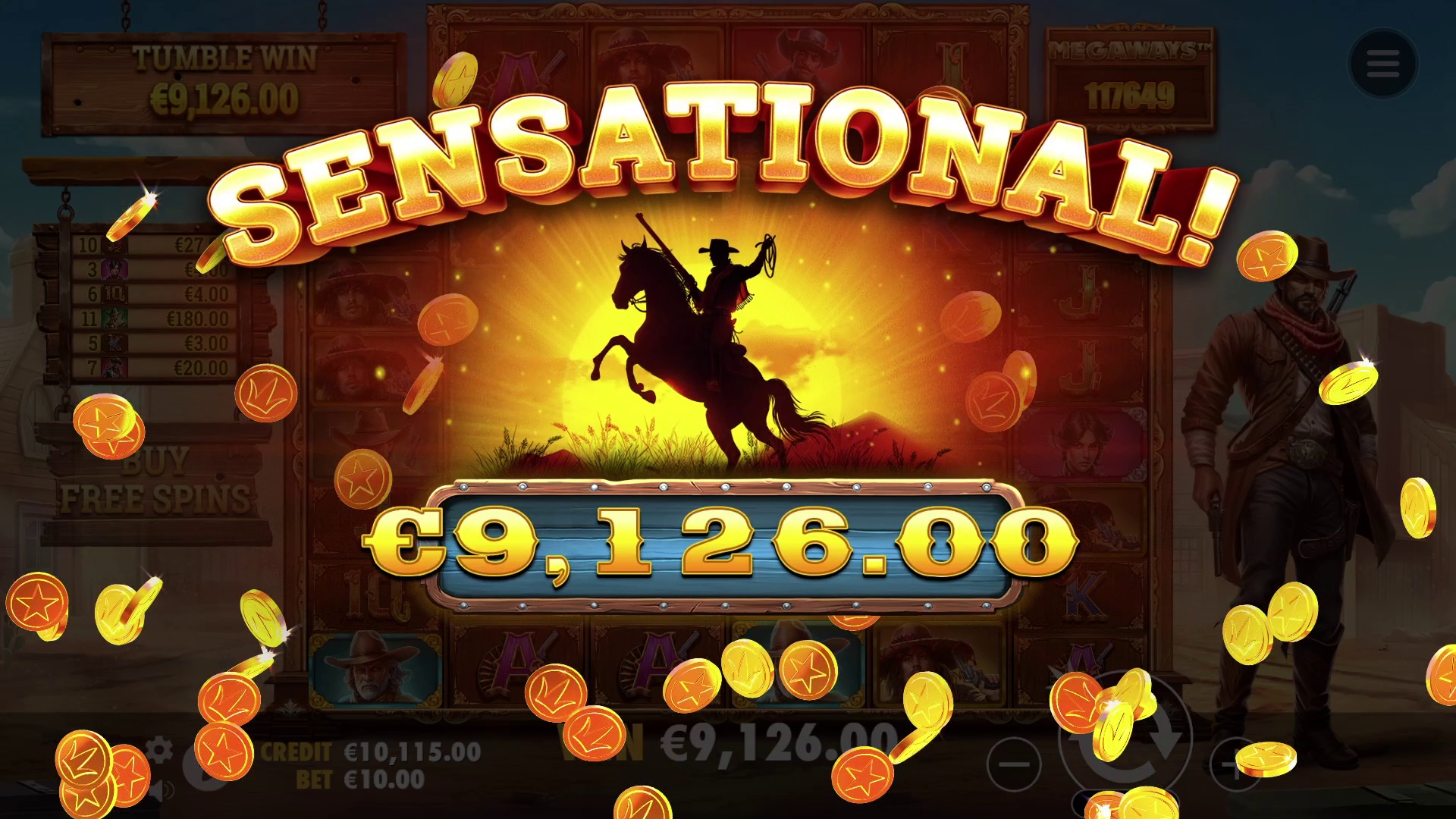 Bandit Megaways™ - screenshot with slot description 8